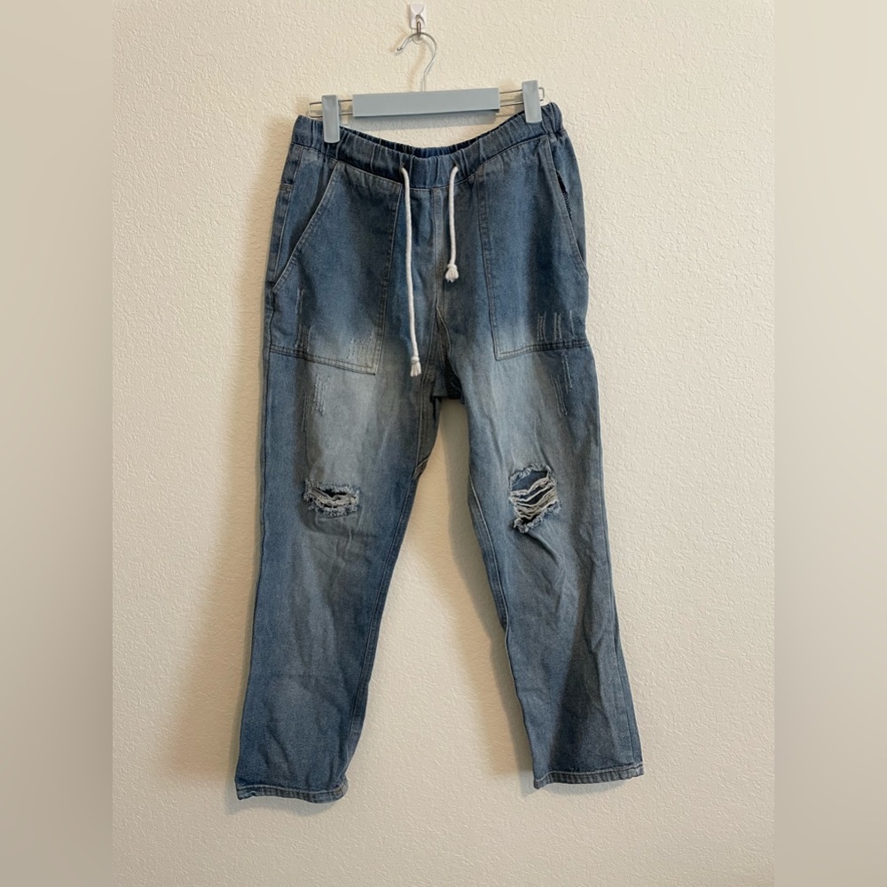 Denim oversized Joggers